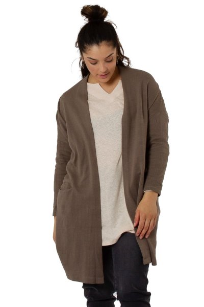 Relaxed Cardigan Eco Grey