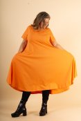 Ballerina Dress Cotton Yellow Orange