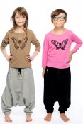 Butterfly Kids Long Sleeve Eco Pink