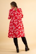 Hana Dress Flower Red