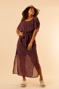 Betula Dress Purple Prin