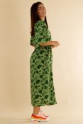 Carly Dress Green Flower