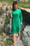 Joanna Dress High Neck Green