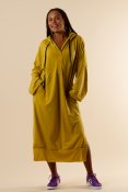 Kil Hoodie Dress Yellow