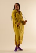 Kil Hoodie Dress Yellow