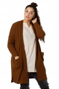 Relaxed Cardigan Eco Brown