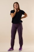 Yoga Stretch Ribbed Leggins + Soft Ribbed Shirt Grey